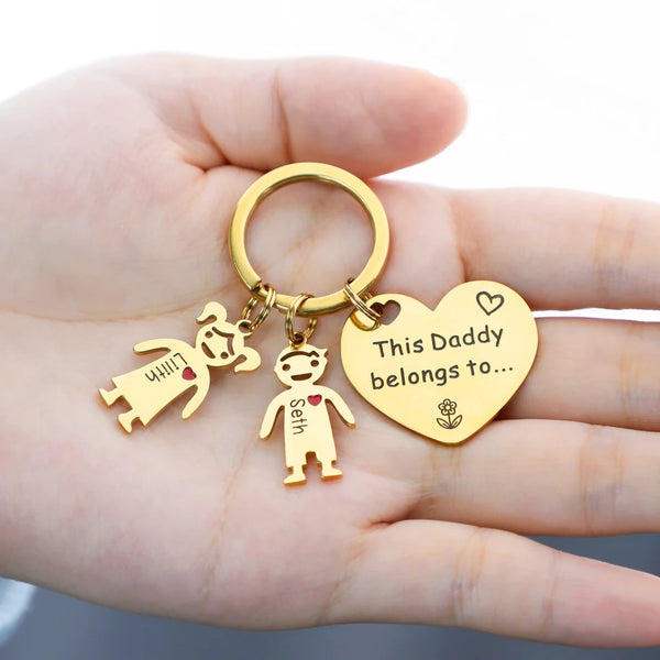 This Dad belongs to Personalized Keyring HNS Studio Canada 