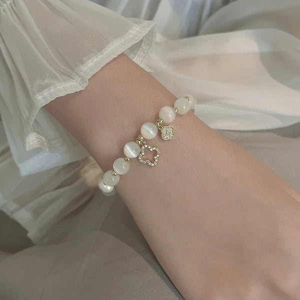 White Opal Bracelet HNS Studio Canada 