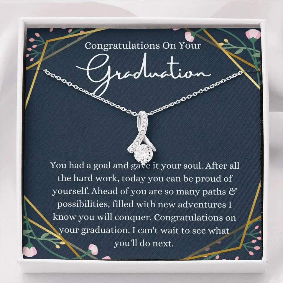 Graduation Necklace Gift for Her