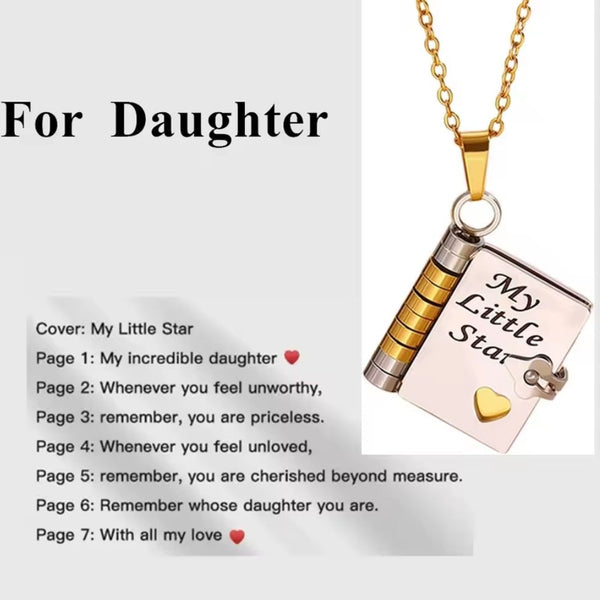 Book necklace HNS Studio 