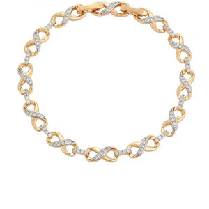 Infinity Gold Bracelet – 18K Gold Plated