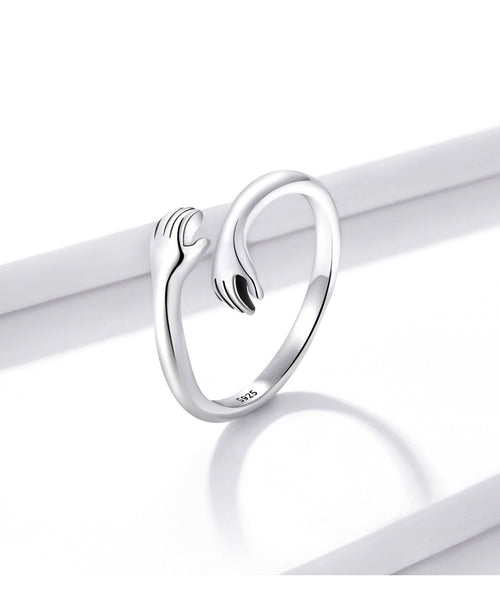 Silver Hug Ring
