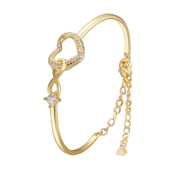 To My Daughter – Infinity Heart Bracelet | Meaningful Gift for Daughter | Forever Linked Together 