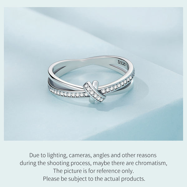Sterling Silver Love Knot Promise Ring