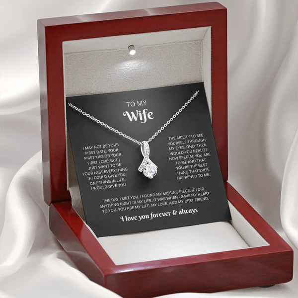 To My Wife Necklace From Husband