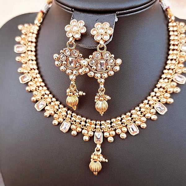 Exquisite Ethnic Choker Set with Matching Earrings