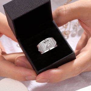Shop the Luxury & Gorgeous Moissanite Ring for Men – Brilliant sparkle, elegant design, and premium quality. Perfect for weddings, engagements, and gifts. Free shipping!