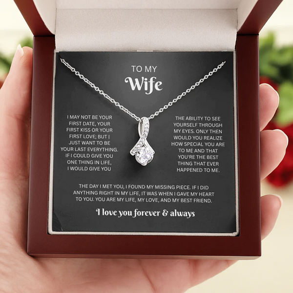 To My Wife Necklace From Husband