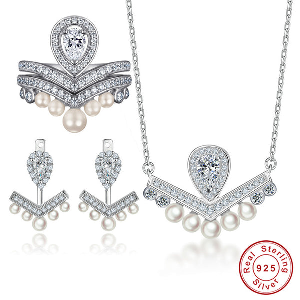 1.7CT Moissanite Jewelry Set | Brilliant Fine Jewelry