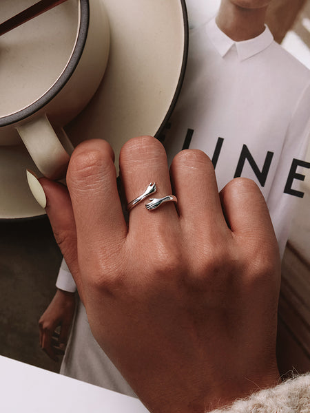 Hug Ring – Symbol of Love, Comfort & Forever Connection | HNS Studio
