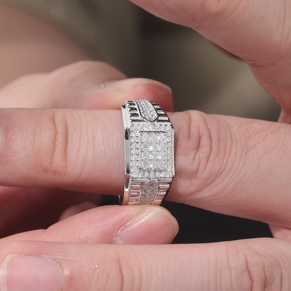 Premium Men's Moissanite Wedding Ring