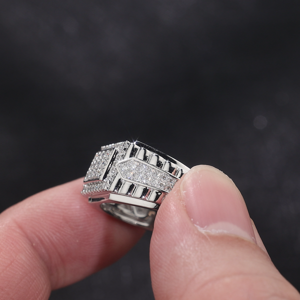 Premium Men's Moissanite Wedding Ring