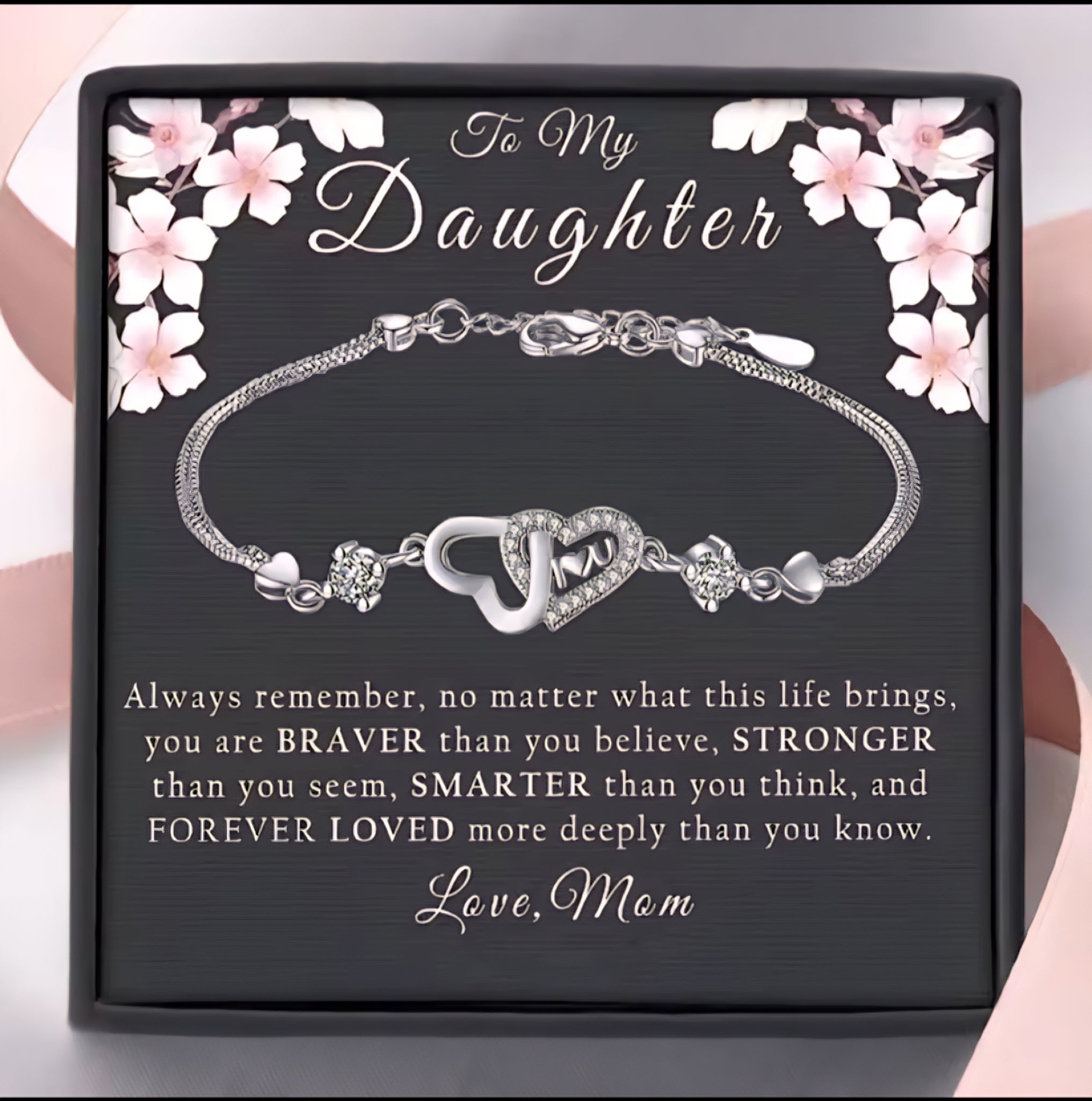 To My Beautiful Daughter Bracelet – Meaningful Gift for Daughter | HNS Studio