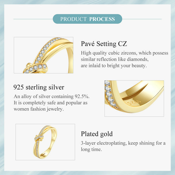 Sterling Silver Love Knot Promise Ring