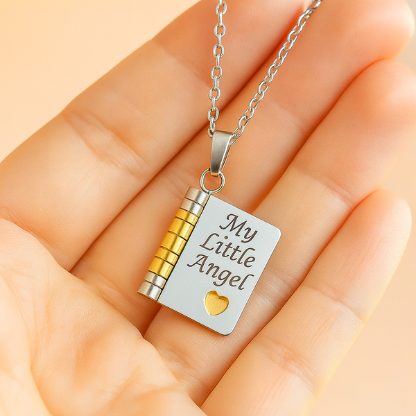 Book necklace HNS Studio 