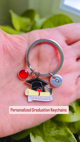 Personalized Graduation Keychain