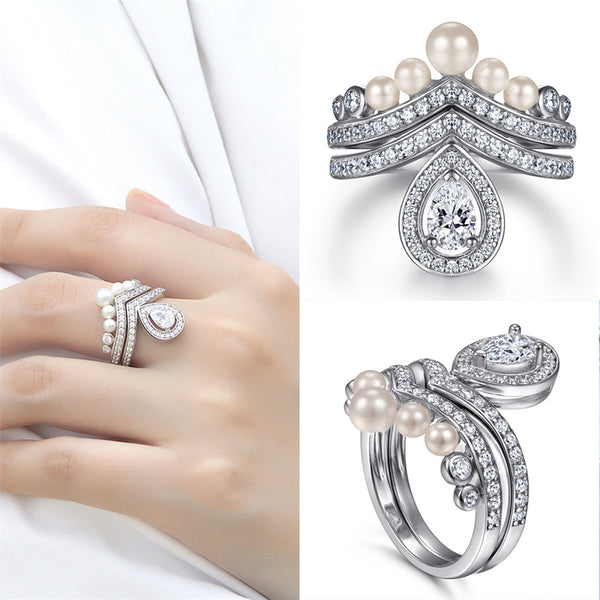 1.7CT Moissanite Jewelry Set | Brilliant Fine Jewelry