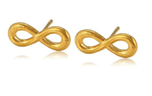 Infinity Knot Stud Earrings