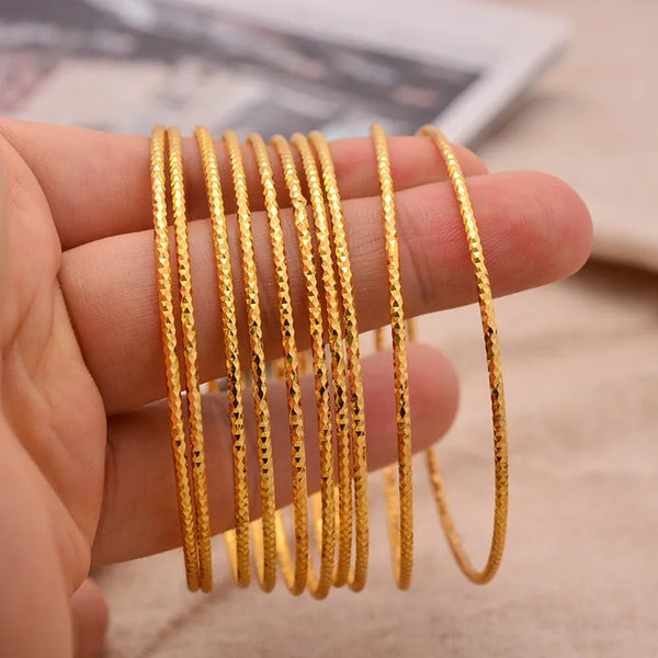 Gold Plated Bangles For Little Girls HNS Studio Canada 