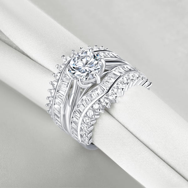 2 Carat Halo Wedding Ring