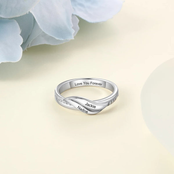 Personalized  Ring With Two Names