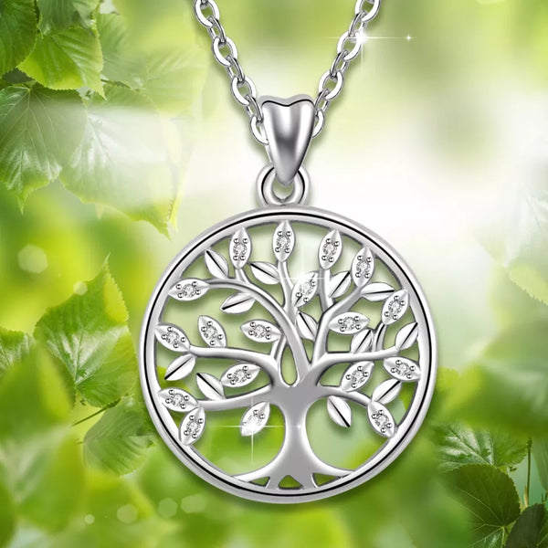 Tree of Life Pendant Necklace Sterling Silver HNS Studio Canada 
