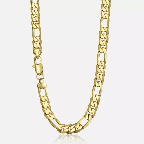Flat Figaro Chain Necklace
