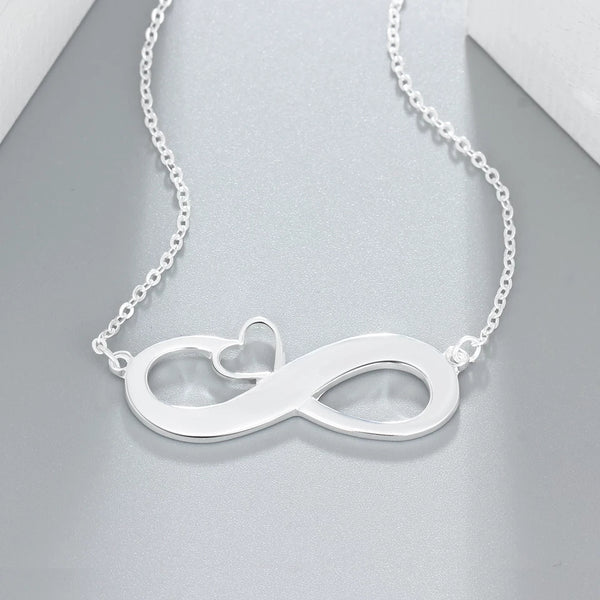 Personalized Name Infinity Necklace with Engraving - HNS Studio
