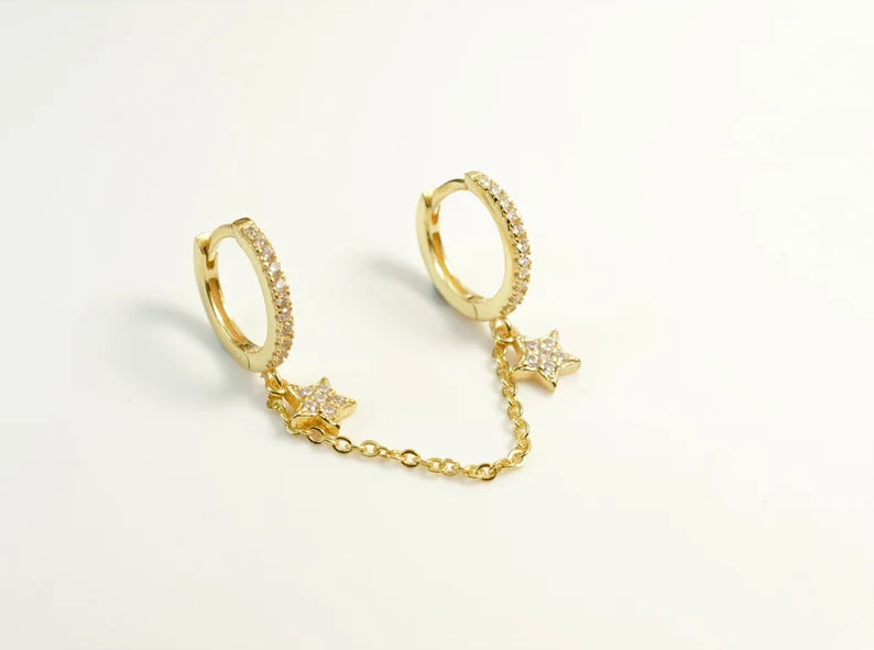 ピアス Numbering Two-way Star Hoop Earrings #7104 5BNY296 2_07b02e49-44f0-47fc-9803-