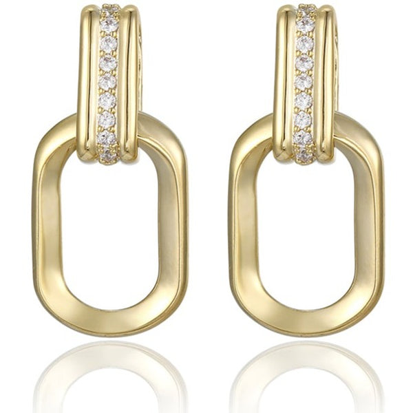 14k Gold Filled paper Clip Earrings