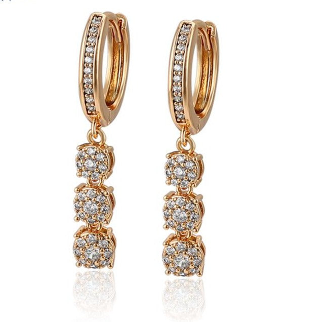 Gold Drop Earrings