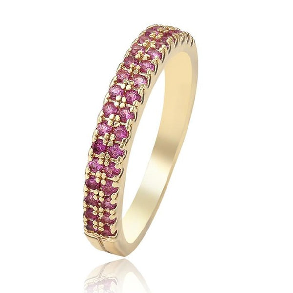 Gold Eternity Ring Band HNS Studio Canada 