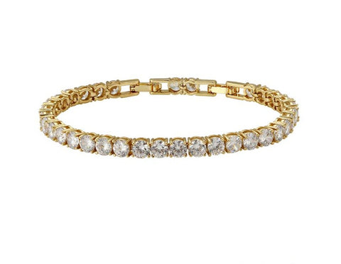 Gold Tennis Bracelet