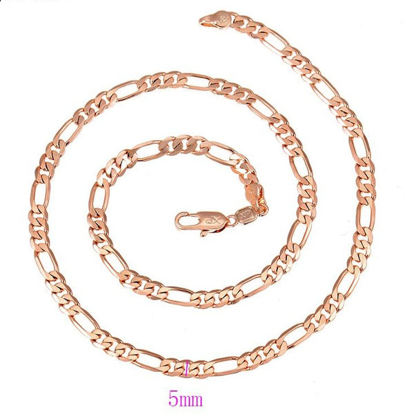 18k Rose Gold plated initial Anklet