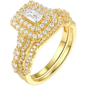 Gold Wedding Ring Set HNS Studio Canada 
