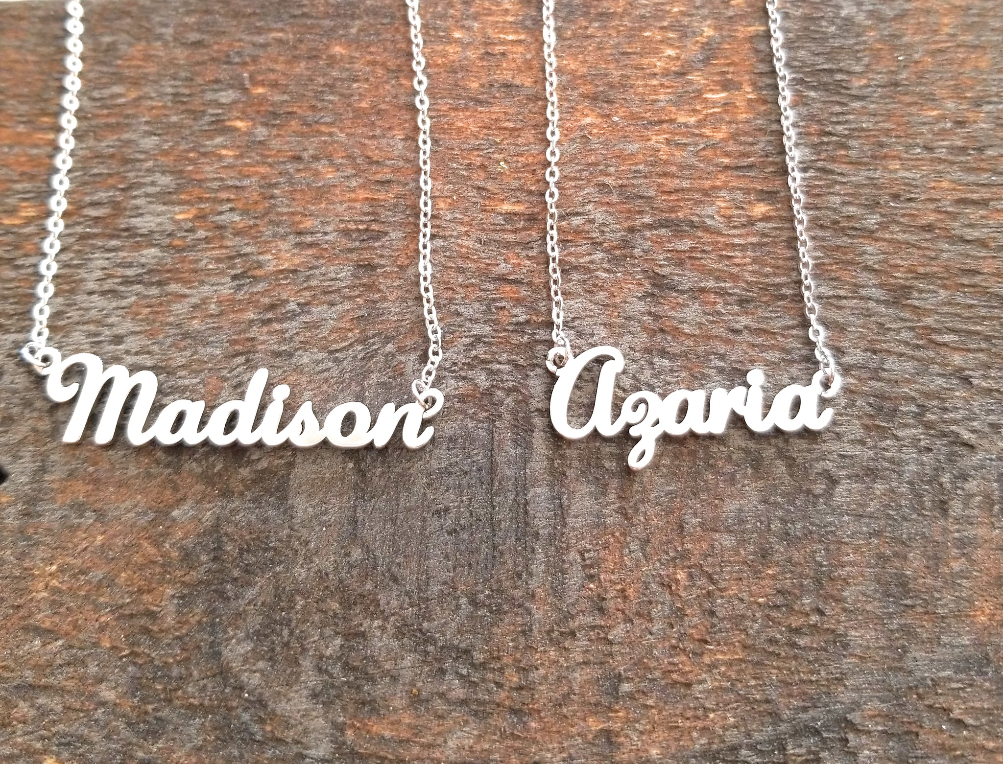 Home › Personalized Name Necklace Sterling Silver