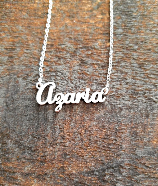 Personalized Name Necklace Sterling Silver - HNS Studio