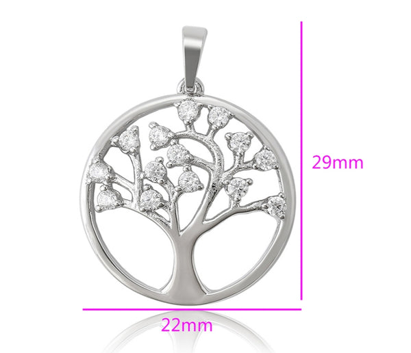 Silver Tree of life necklace - HNS Studio