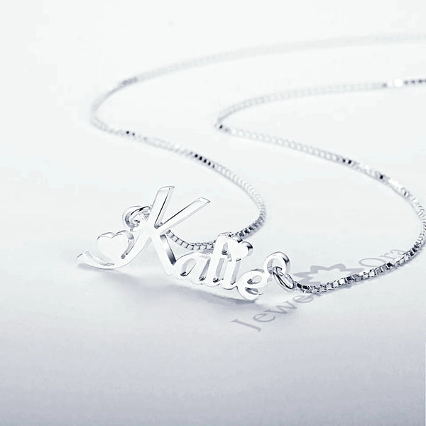 Personalized name necklace Sterling Silver - HNS Studio