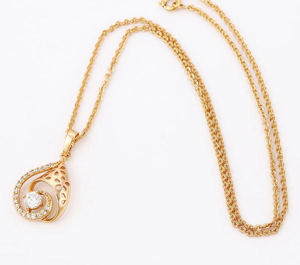 Rose Gold  Pendant Necklace - HNS Studio
