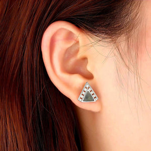 Triangle Sterling Silver Studs