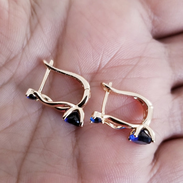 Sapphire earrings 