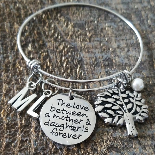 The love between Mother & Daughter is Forever Bracelet