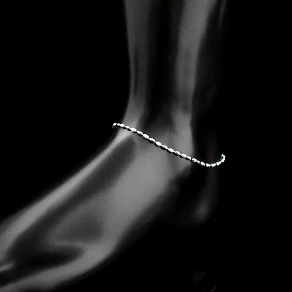 Silver Simple Anklet
