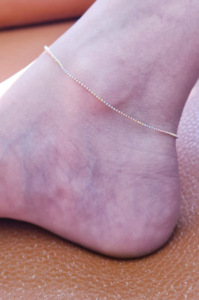 Tricolour Simple Anklet HNS Studio Canada