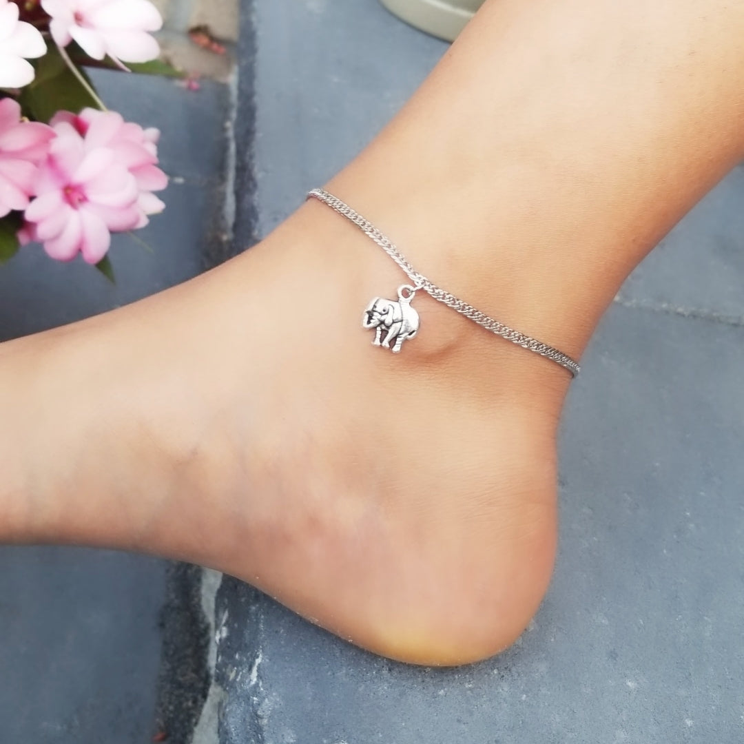 Elephant Anklet Bracelet