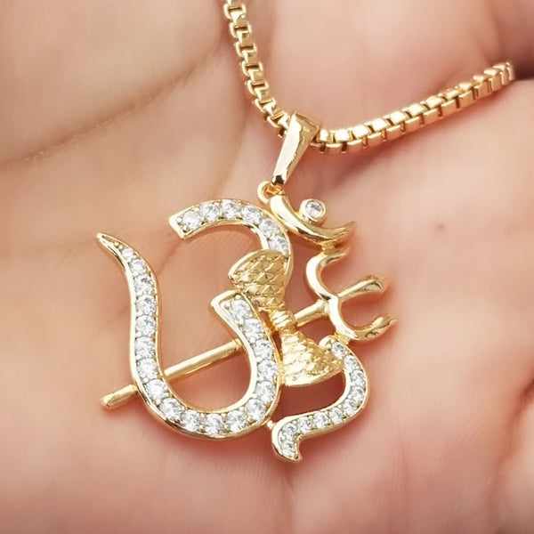 Lord Shiva OM Pendant Necklace