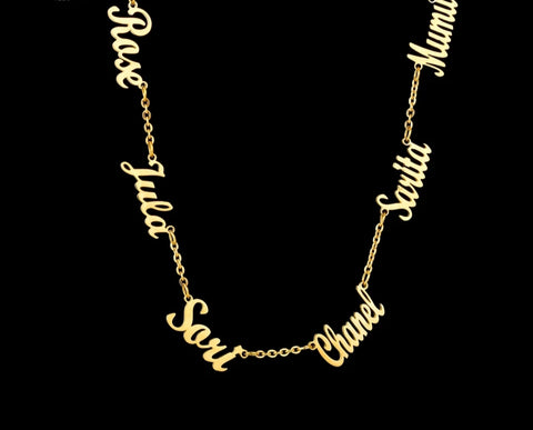 Six  Names Necklace