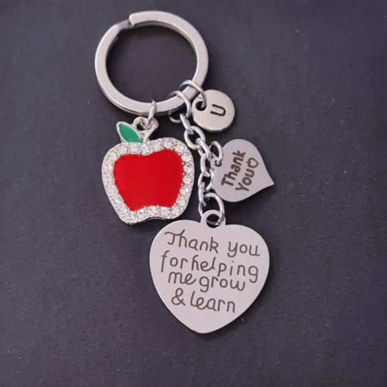 It Takes A Big Heart to Help Shape Little Minds Teacher's Keychain
