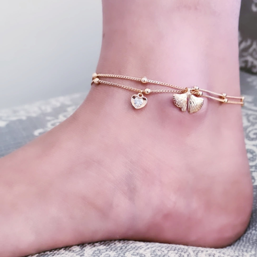 SHAPES STUDIO/Gold Chain Anklet アンクレット 3スタイル SHAPES STUDIO/Gold Chain Anklet アンクレット 3スタイル